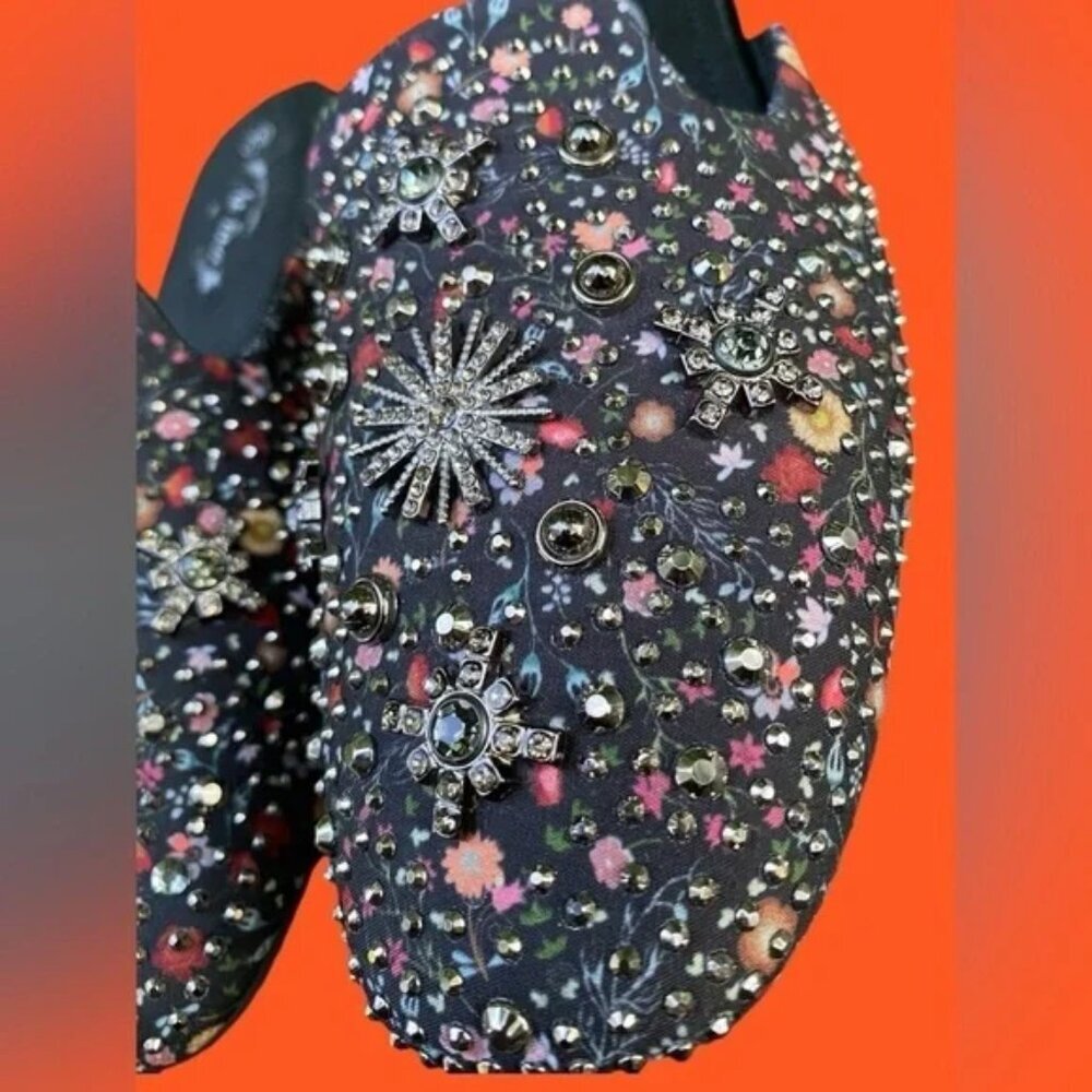 ATALINA 7 COMFY UNIQUE ACCENTED SLIDES FAIRY WHIMSY WITCHY FLASHY SHINY MERMAID - Picture 15 of 15